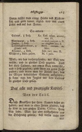 Das acht und zwanzigste Kapitel. - Das zwey und dreisigste Kapitel.