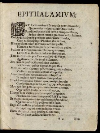 Epithalamium: