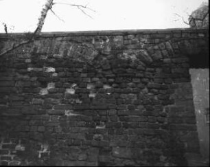 Eilenburg, Burg, Ringmauer, Detailansicht