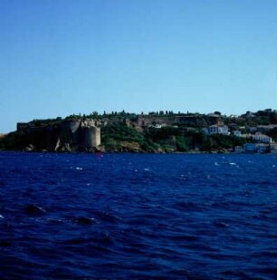 Koroni im Süden des Messenischen Golfes. Venezianisches Kastron ab 1209. Torbau. 1. H. 13. Jh. und Nordbastionen