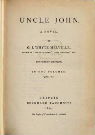 Uncle John : a novel ; in 2 vol.. 2