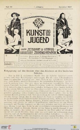Heft XII (Dezember 1907)