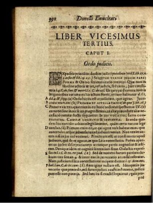 Caput I. Ordo judicii