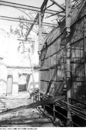 Dresden, Zoologischer Garten Dresden, kriegszerstört, August 1945