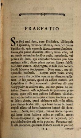Imman. Io. Gerh. Schelleri Praecepta Stili Bene Latini In Primis Ciceroniani Sev Eloqventiae Romanae Qvatenvs Haec Nostris Temporibvs In Dicendo Et Scribendo Vsvrpari Potest : Svmma Diligentia Maximoqve Perspicvitatis Stvdio Tradita Et Illvstrata, 1