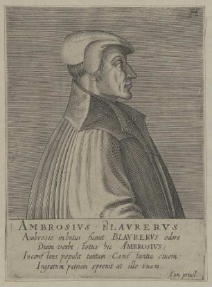 Bildnis des Ambrosius Blarer