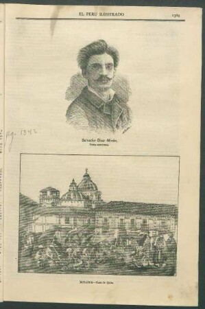 [Retrato de] Salvador Díaz Mirón. : Poeta mexicano.