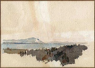 Döllgast, Hans; München; Bayern; Aquarellstudien - Landschaftsstudie