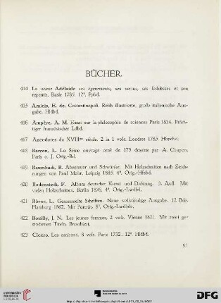 Bücher (Nr. 414-469)
