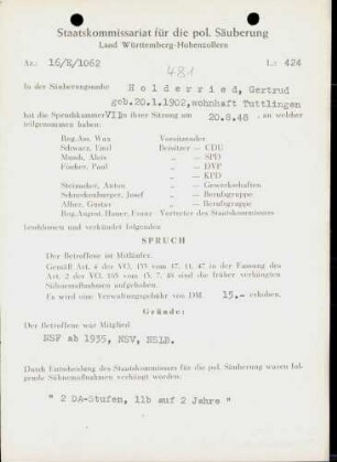 Holderried, Gertrud