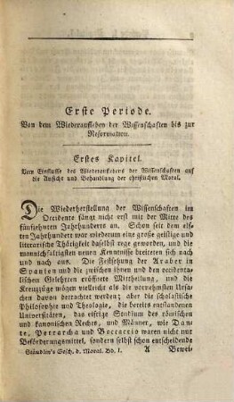 Geschichte der christlichen Moral seit dem Wiederaufleben der Wissenschaften