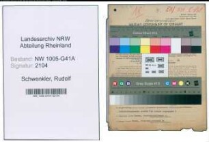 Entnazifizierung Rudolf Schwenkler , geb. 13.01.1896 (Polizeibeamter)