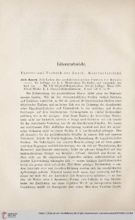 Litteraturbericht