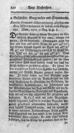 De indole aeris Hungarici. Diss.phys.med.