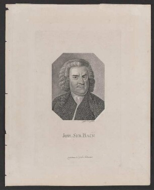 Porträt Johann Sebastian Bach (1685-1750)