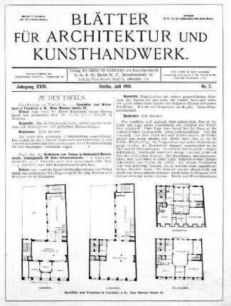 Nr. 7, Juli 1910