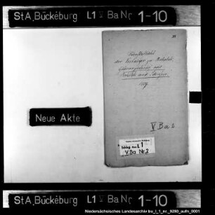 Verzeichnis der Einwohner, Ländereien und Dienste in Idensen und Bokeloh