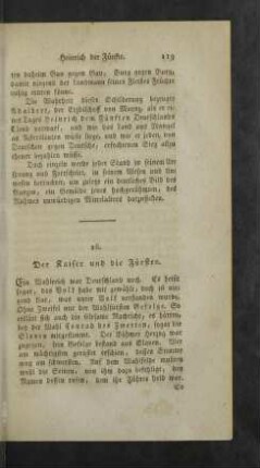 16. Der Kaiser und die Fürsten.