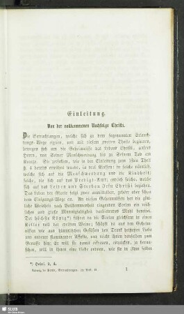 Einleitung. Von der vollkommenen Nachfolge Christi
