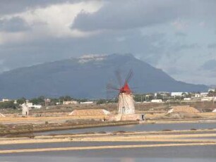 Salinen bei Trapani, Windmühlen