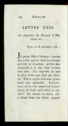 Lettre XXIII.