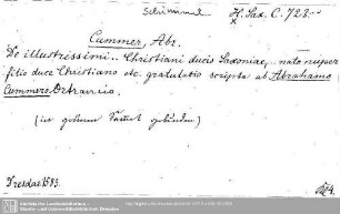 Historia Saxoniae C 0723