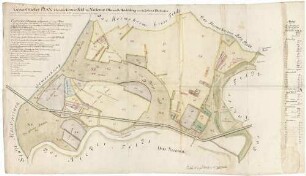 Geometrischer Plan über das Grosse Feld zu Neckerau Oberambt Heidelberg, sämtl. Zehend-Districten