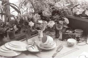 Stillleben mit Blumensträußen