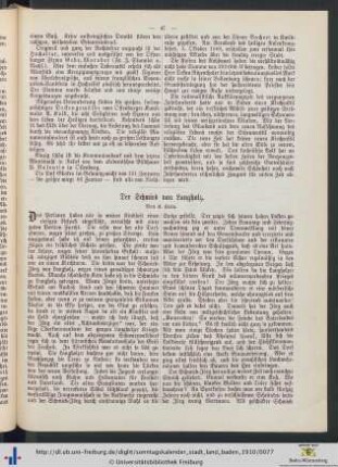 Der Schmied von Langholz.