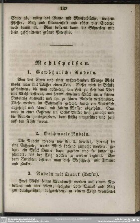 Mehlspeisen