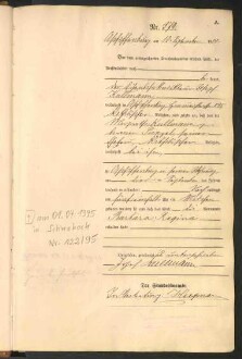 Standesamtsbuch der Stadt Aschaffenburg: Geburten 365/1900 - 184/1901