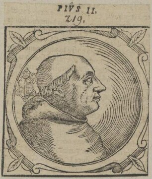 Bildnis von Papst Pivs II.