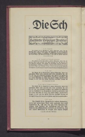 Halbfette Leipziger Fraktur