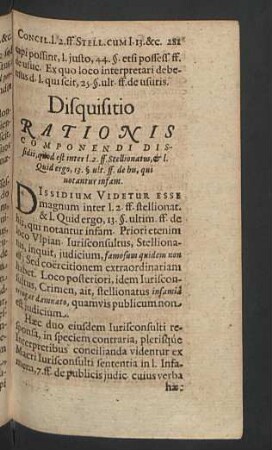 Disquisitio rationis