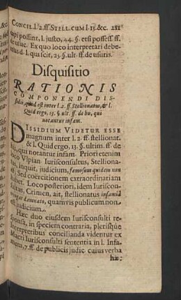 Disquisitio rationis