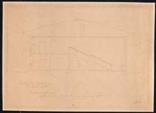 Haus Cohn, Haifa: Schnitt c-d 1:50