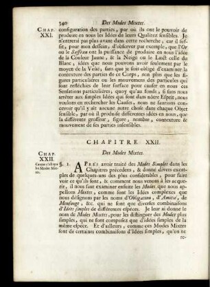 Chapitre XXII. Des Modes Mixtes