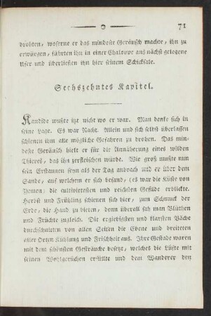 Sechszehntes Kapitel.
