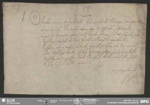 Eigenh. Brief von Johann Gottlieb Fichte an August Wilhelm von Schlegel, o.O., ohne Datumsangabe