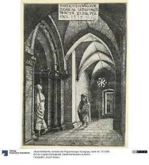 Vorhalle der Regensburger Synagoge