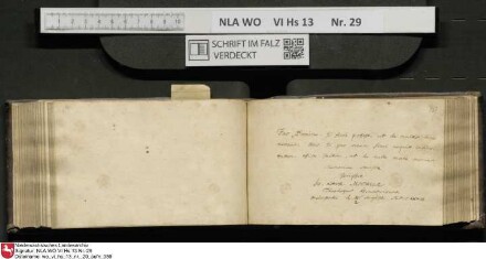 Stammbuch des Gottfried Crusius (Cruse) aus Stendal