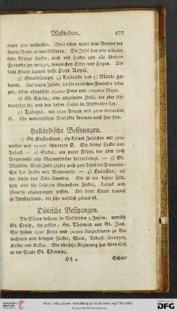 Holländische Besitzungen