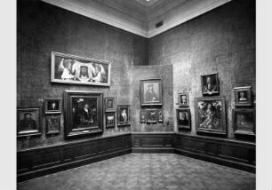Aufstellung der Gemäldegalerie und der Skulpturensammlung im Kaiser-Friedrich-Museum, Raum 67, Deutsche Gemälde des 16. Jhd.