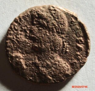 Römische Münze, Nominal Maiorina, Prägeherr Constans, Prägeort nicht bestimmbar, Original