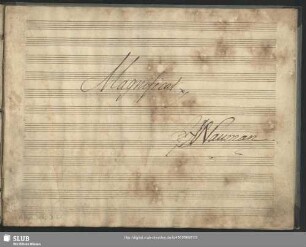 Vespers. Excerpts - Mus.3480-D-61 : V (2), Coro, orch; BemN VIII.5/6