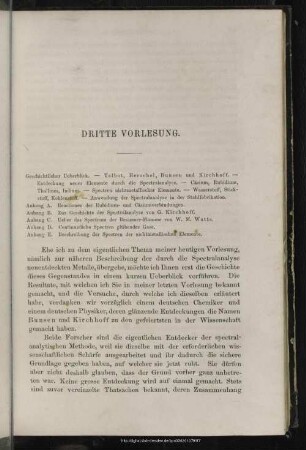 Dritte Vorlesung