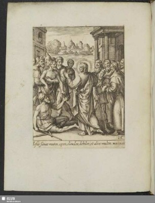Matth. 15. Jesus heilet allerley Krancken
