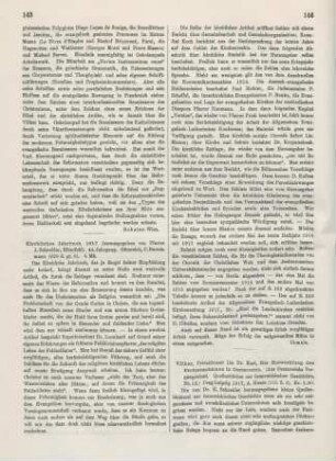 143-144 [Rezension] Kirchliches Jahrbuch für die evangelischen Landeskirchen Deutschlands; 44. Jahrgang