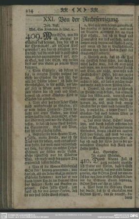 XXI. Von der Rechtfertigung