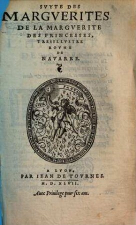 Margverites De La Margverite Des Princesses, Tresillvstre Royne De Navarre, 2. Svyte des Marguerites ...